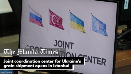 Joint coordination center for Ukraine's grain shipment opens in Istanbul