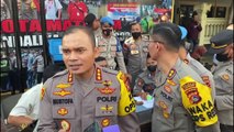 Pastikan Keadaan Senpi dan KIPS Personil, Kapolresta Mataram Lakukan Pemeriksaan