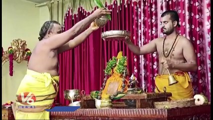 Sravana Masam Festival Celebrations Begins In Bhadradri Ramayya Temple | V6 News (1)