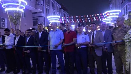 Batman'da estetik görünüme kavuşan sokakların açılışı gerçekleşti