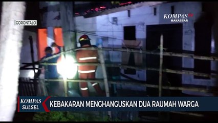 Kebakaran Menghanguskan Dua Rumah Warga