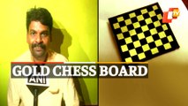 Chess Olympiad In Chennai | Gold & Silver Chess Board Created By Artist