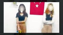 Çikolata çalan kız çocuklarının Türk bayrağının önünde fotoğrafını çekip sosyal medyada afişe etti