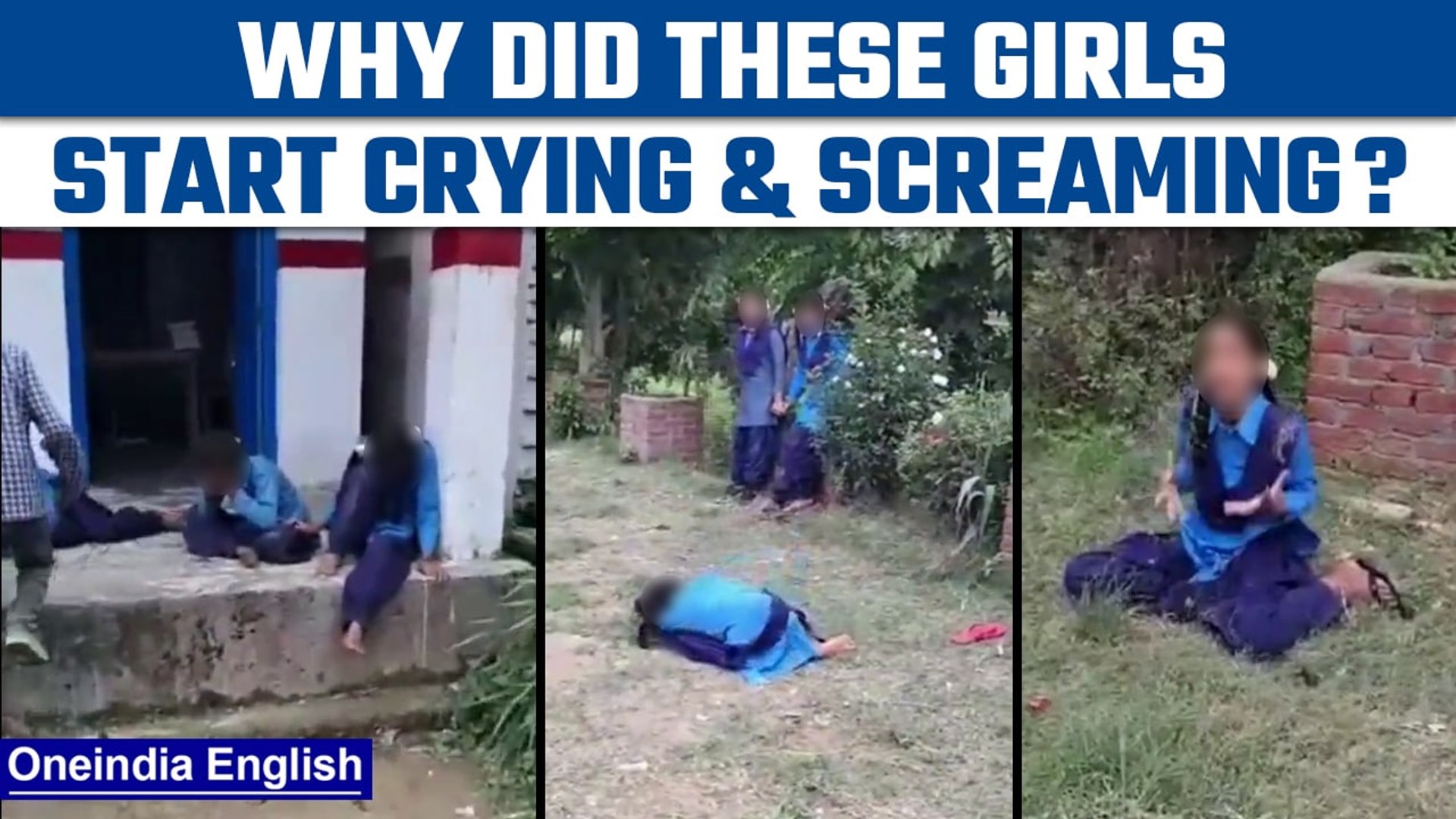 Uttarakhand: Video of school girls crying and screaming goes viral |  Oneindia News *News - video Dailymotion