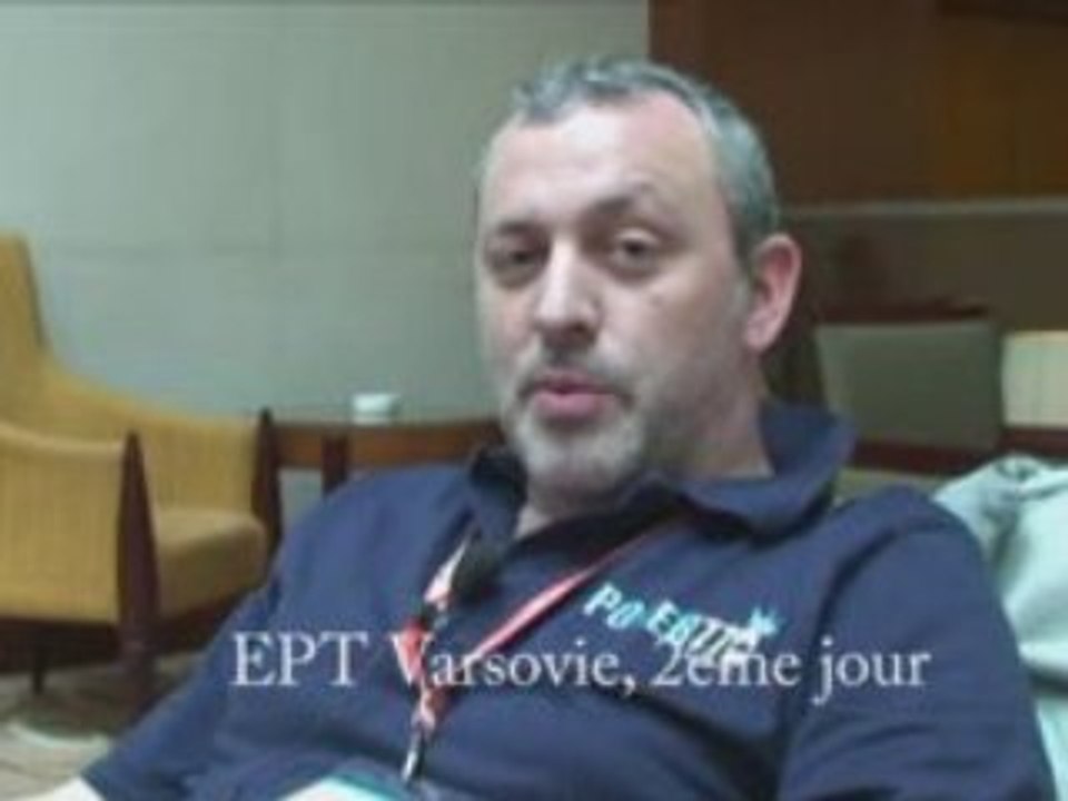 EPT Varsovie, day 2: élimination de Guillaume Darcourt