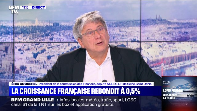 Croissance: pour Éric Coquerel, la dette, ce n'est pas la priorité