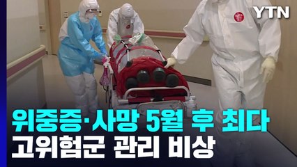 위중증·사망 두 달 만에 '최다'...고위험군 관리 '비상' / YTN