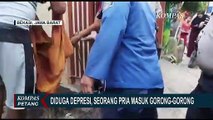 Hampir 6 Jam! Petugas Damkar Evakuasi Pria Diduga Depresi yang Masuk ke Gorong-gorong di Bekasi