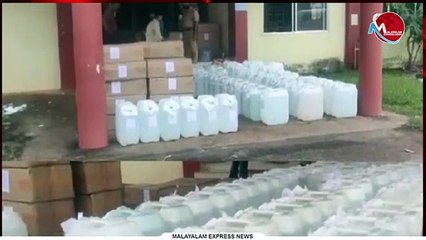 കാസർഗോഡ് വൻ സ്പിരിറ്റ്‌ വേട്ട