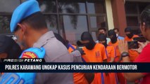 Dalam Tempo Tiga Pekan, Polres Karawang Gulung Pelaku dan Penadah Curanmor di Batujaya