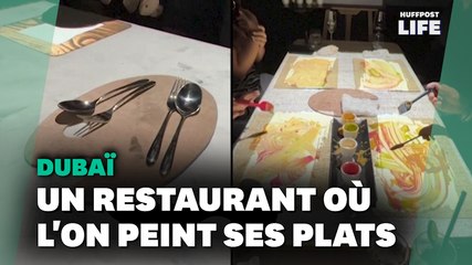 Dans ce restaurant de Dubaï, il est possible de déguster des œuvres d’art