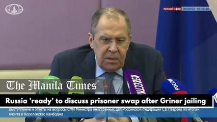Russia 'ready' to discuss prisoner swap after Griner jailing