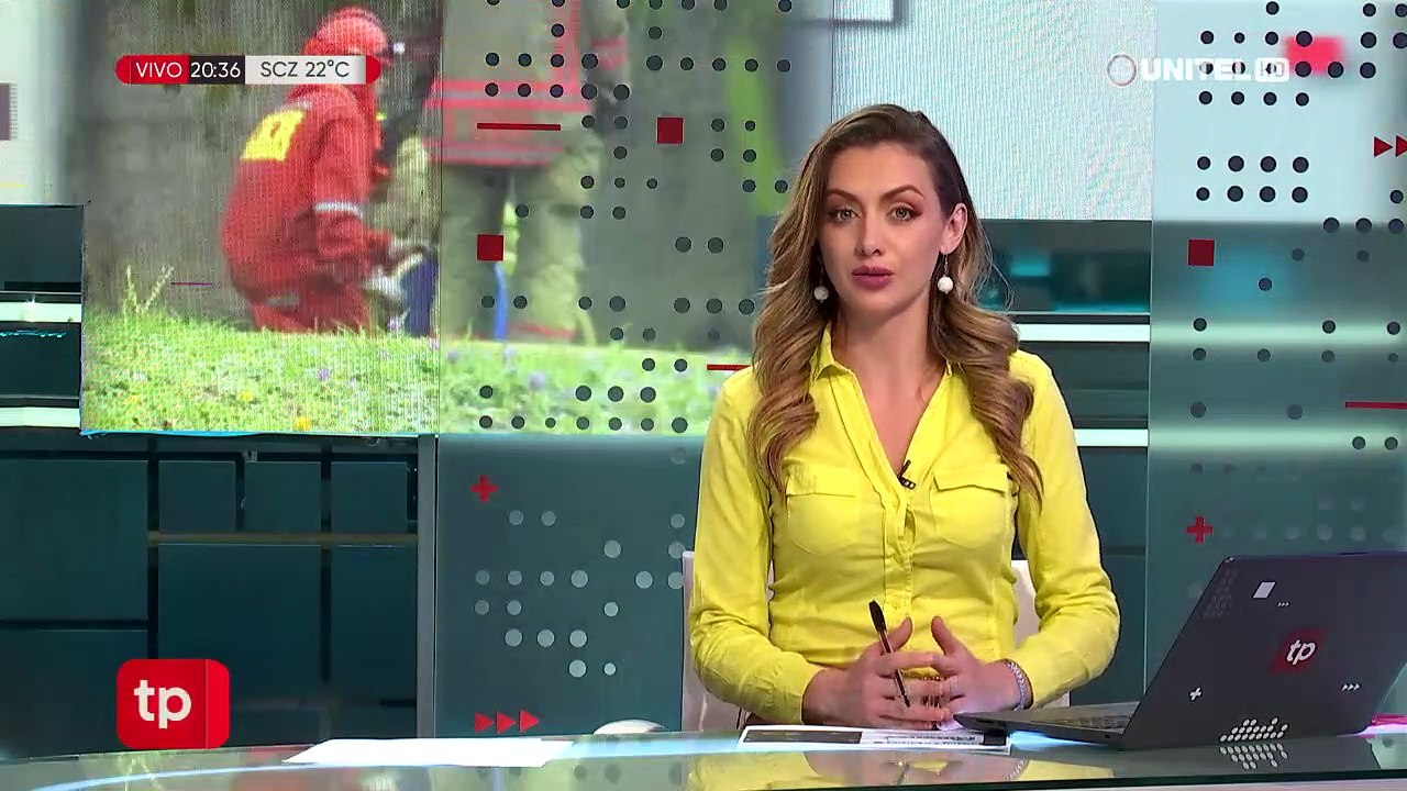 Joven bombero resultó con quemaduras de segundo grado mientras sofocaba un incendio