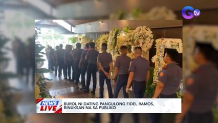 Burol ni dating Pangulong Fidel Ramos, binuksan na sa publiko | News Live