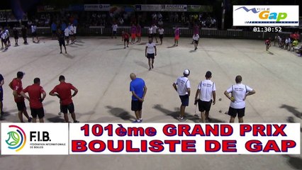 Huitièmes de finale, 101ème Grand Prix Bouliste, Gap 2022