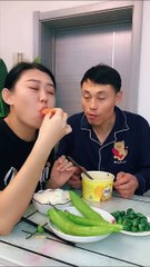 Husband and Wife Funny Eating  Show Viral Video A Millions View Trending in Tik Tok Ep.3
