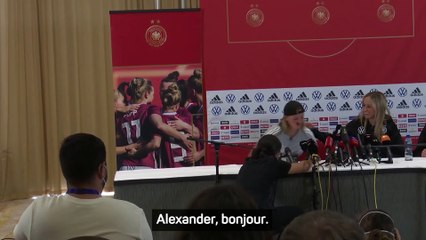 Finale - Alexander Popp remplace Alexandra en conférence de presse