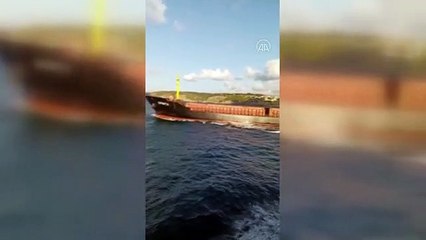 İstanbul Boğazı arıza yapan gemi nedeniyle çift yönlü trafiğe kapatıldı (2)