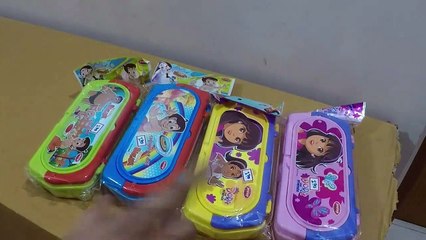 Unboxing and Review of Pratap pencil box with whiteboard for study