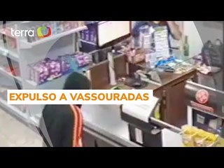 Homem tenta assalto, é expulso a vassouradas e é preso pela polícia no DF