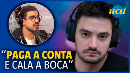 Felipe Neto critica fala de Caio Castro sobre pagar conta