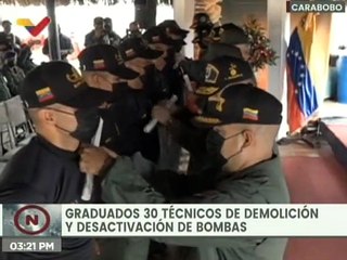 Carabobo | Graduados 30 técnicos de demolición y desactivación de bombas en Puerto Cabello