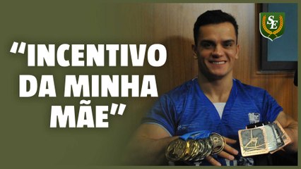 Ginasta Caio Souza fala sobre o início da carreira