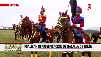 Parada militar 2022: Recrean la victoriosa Batalla de Junín que selló la Independencia