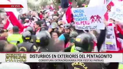 Manifestantes intentan ingresar al Pentagonito por exclusión de excomandos Chavín de Huántar