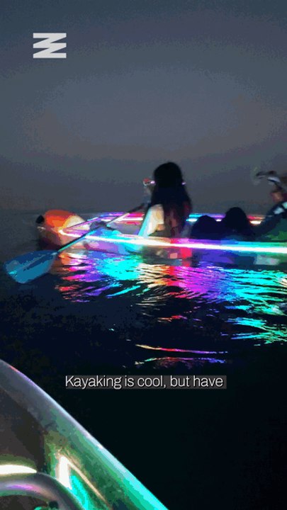 This Kayaking Experience Was Lit