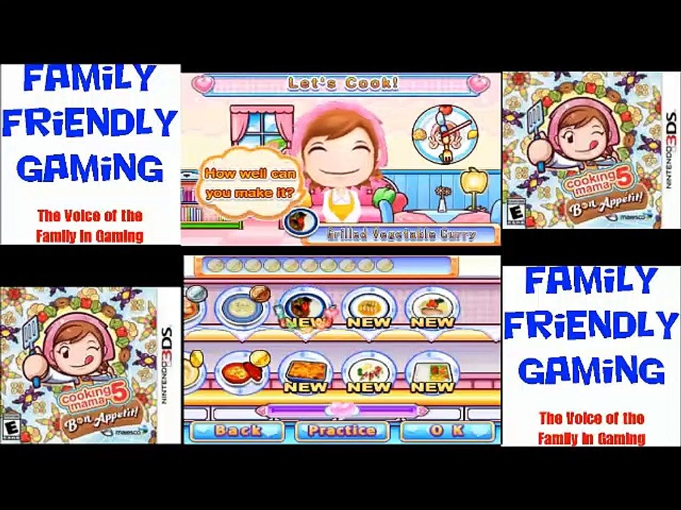 Cooking Mama 5 Bon Appetit! Grilled Vegetable Curry