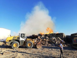 Çankırı haber... Çankırı'da kağıt fabrikasında yangın