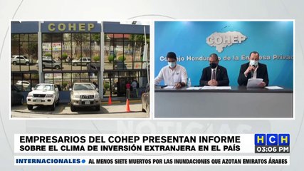 “Gobierno debe retomar inmediatamente la administración pública”: Cohep sobre “Clima de Inversión Honduras”