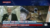 Delegado fala sobre apreensão de R$ 700 milhões em drogas