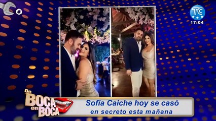 Sofía Caiche se caso en secreto con el turco Tihomir Tihomirov