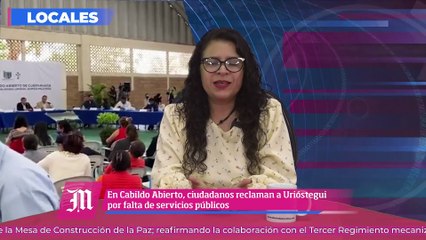 En Cabildo abierto, ciudadanos reclaman a Urióstegui por falta de servicios públicos , esto y mucho más en Diario de Morelos Informa