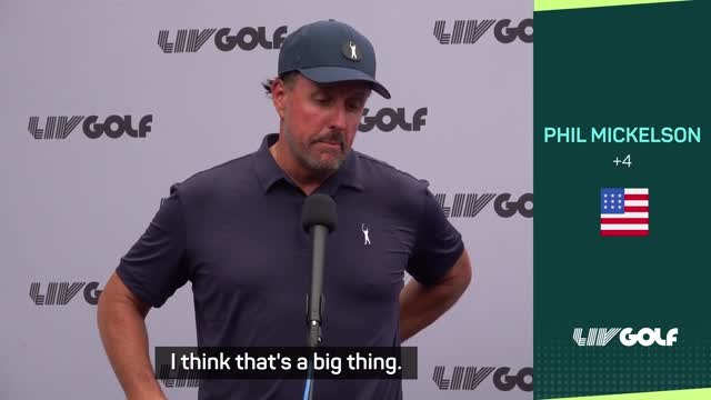 Mickelson outlines the benefits of LIV to the sport of golf