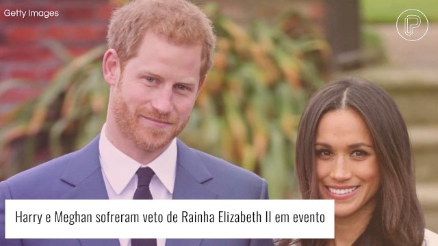 Harry e Meghan sofrem veto de Rainha Elizabeth II em evento da realeza. Entenda o motivo!