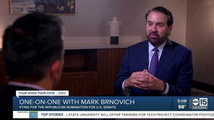 Mark Brnovich believes “middle-class Arizona values” differentiate him in crowded GOP Senate race