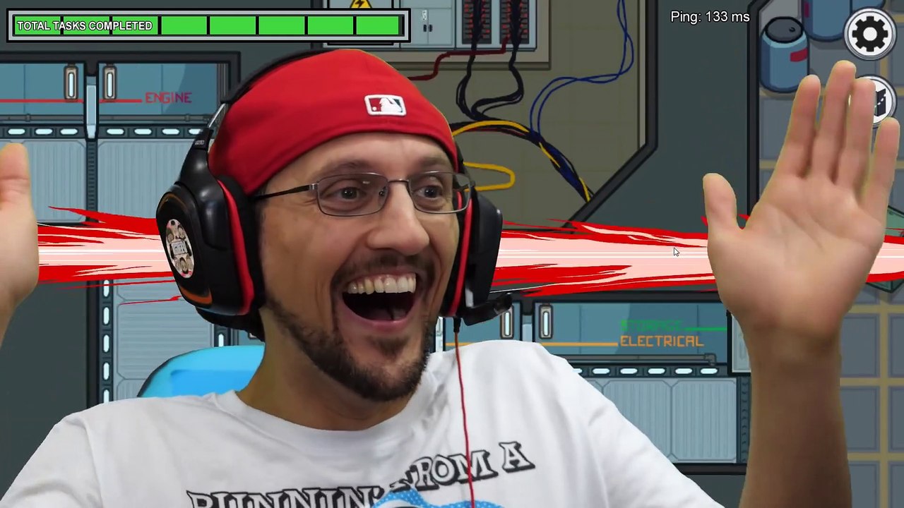 AMONG US- Stream Sniping DanTDM the Imposter [LIVE] Youtuber Collab #2 (FGTeeV Sus)