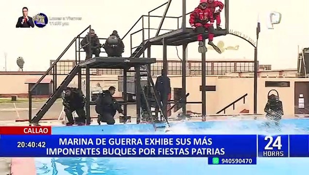 Callao: Marina de Guerra exhibe sus más imponentes buques por Fiestas Patrias