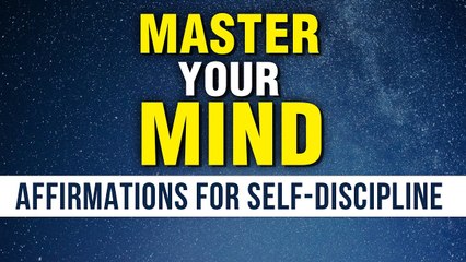 Build Your Self Discipline | Affirmations To Boost Your Productivity | Listen Every Day | Manifest