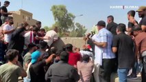 Irak'ın başkenti Bağdat’ta Sadr destekçileri Yeşil Bölge’yi basmaya çalışıyor: Beton bariyerleri yıkıyorlar