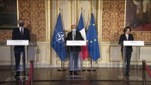 Joint press conference with the NATO Secretary General and the French Ministers of Foreign Affairs and Armed Forces (opening remarks by the French Minister of the Armed Forces)