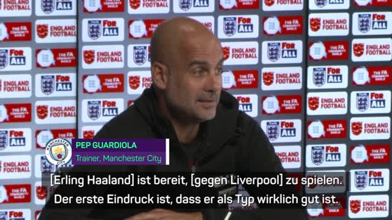 Guardiola: 'Haaland ist bereit gegen Liverpool'