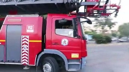 Çevik Kuvvet'e ait lojistik deposunda yangın