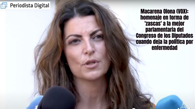 Macarena Olona (VOX): homenaje en forma de 'zascas' a la mejor parlamentaria del Congreso de los Diputados español