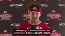 'The first goal for the Chiefs is to win the AFC Western Division' - Mahomes