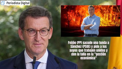 Feijóo sacude una tunda a Sánchez y pide a los del PP que trabajen, porque les pondrán nota en mayo de 2023