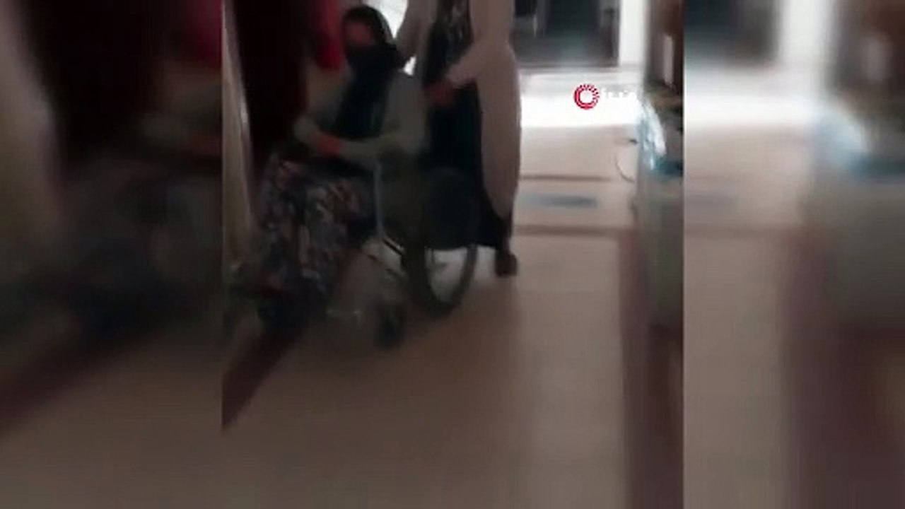 Zabıtayı gören dilenci ayaklandı